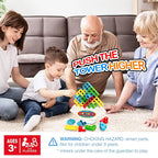 Stacking Balance Game Colorful Geometric Blocks