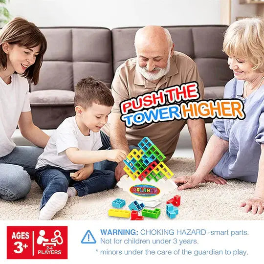 Stacking Blocks Magnetic Tetris Design