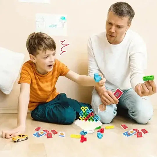 Stacking Blocks Magnetic Tetris Design