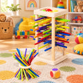 Stacking Game 3-In-1 Wooden Bright Non-Toxic