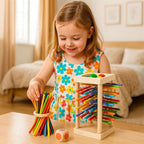Stacking Game 3-In-1 Wooden Bright Non-Toxic