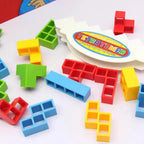 Stacking Toy Tetris-Inspired Magnetic 24-Piece