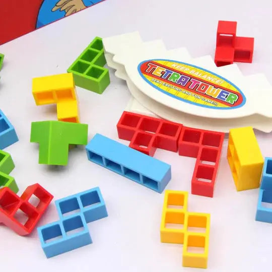 Stacking Toy Tetris-Inspired Magnetic 24-Piece