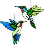 Stained Glass Suncatcher Set Handcrafted Copper Foil