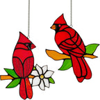 Stained Glass Suncatcher Set Handcrafted Copper Foil