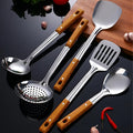 Stainless Steel Heat-Resistant Non-Slip Utensil Set (Set of 5)