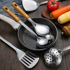 Stainless Steel Heat-Resistant Non-Slip Utensil Set (Set of 5)