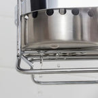 Stainless Steel Multi-Compartment Cutlery Organizer (With Drainage Tray)