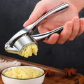 Stainless Steel Non-Slip Garlic Press (Dishwasher-Safe)