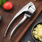 Stainless Steel Non-Slip Garlic Press (Dishwasher-Safe)