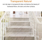 Stair Safety Strips Clear Textured 24 Inch
