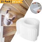 Stair Safety Strips Clear Textured 24 Inch