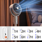 Standing Fan Whisper-Quiet Remote Control Adjustable Height
