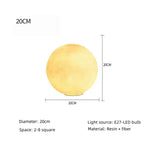 Standing Moon Lamp Adjustable Brightness LED Realistic Moon Surface
