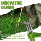 Standing Weed Puller Triple Steel Claws & Foot Pedal