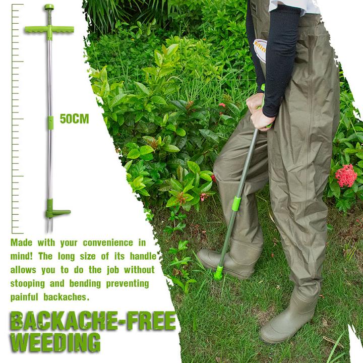 Standing Weed Puller Triple Steel Claws & Foot Pedal
