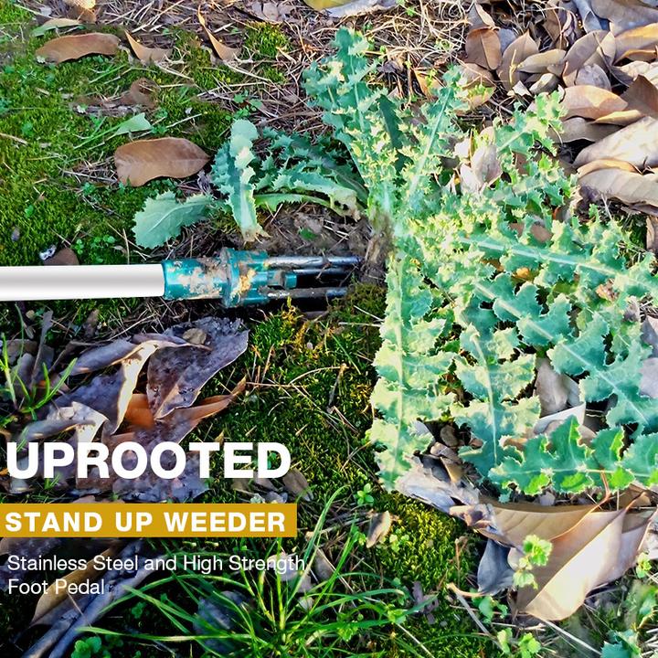 Standing Weed Puller Triple Steel Claws & Foot Pedal
