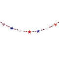 Star Garland Multicolor Red White Blue Indoor & Outdoor