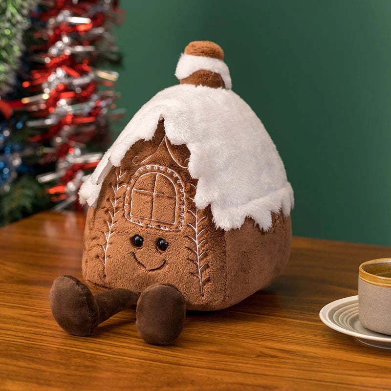 Star Pillow Soft Fleece Embroidered Face