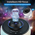 Star Projector 12 Constellations USB-C Auto Timer