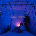 Star Projector 21-Color Dimmable Bluetooth Speakers & Sound-Activated