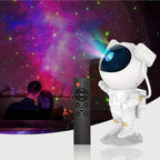Star Projector Lamp Astronaut Design Dimmable Remote & Timer