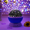 Star Projector Night Light 360 Degree Rotating Rechargeable Timer