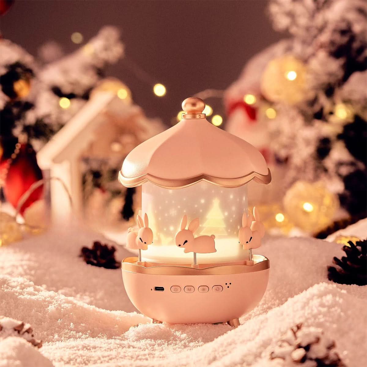 Star Projector Night Light 360 Degree Rotation USB Powered
