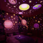 Star Projector Night Light USB Rechargeable Music & Timer
