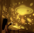 Star Projector Night Light USB Rechargeable Music & Timer