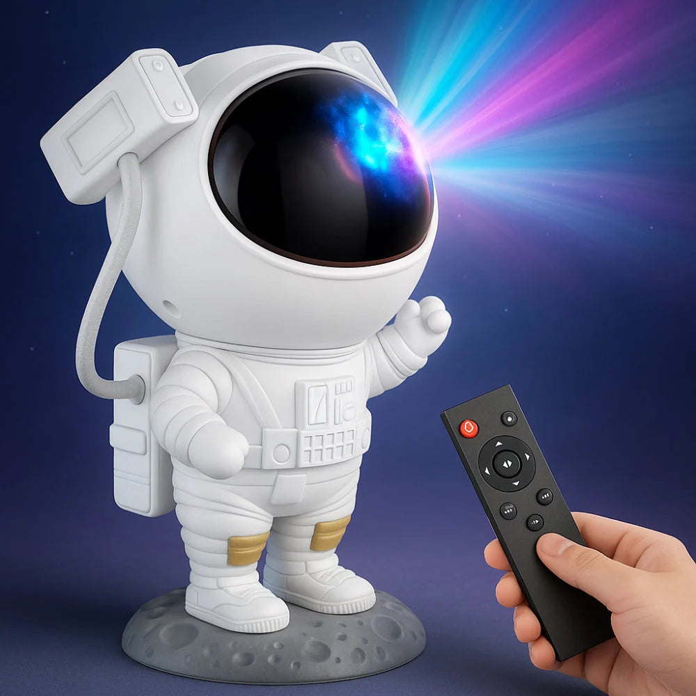 Star Projector Night Light USB Rechargeable Remote & Timer