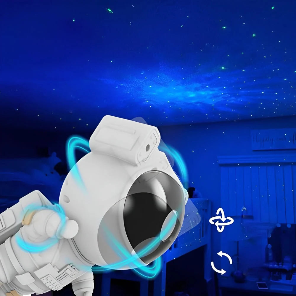 Star Projector Night Light USB Rechargeable Remote & Timer