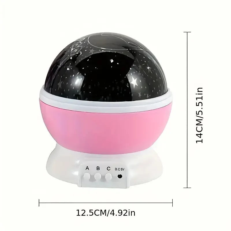 Star Projector Rotating Stars & Built-In Music