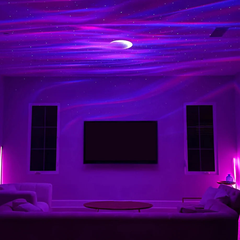 Starry Sky Projector 24 Color Effects Remote & Timer