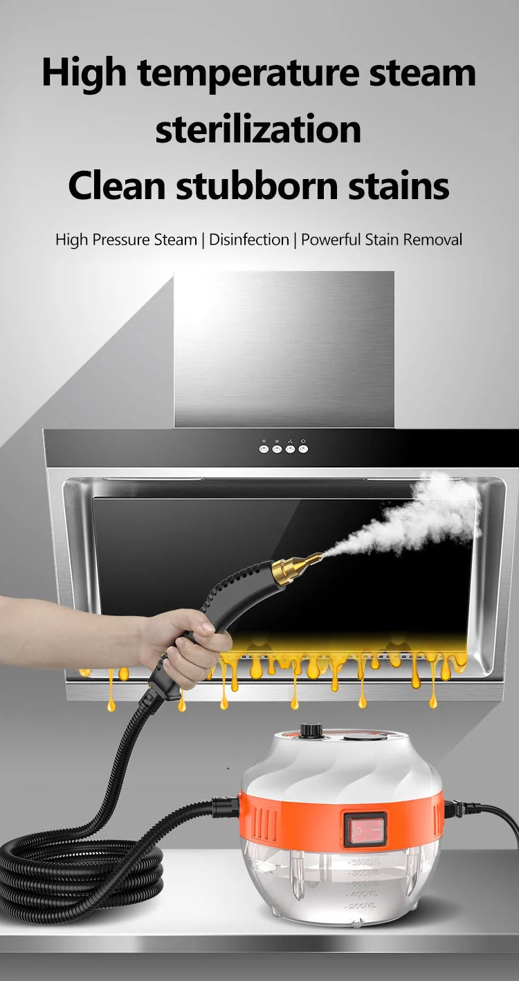 Steam Cleaner 2800W High-Pressure Chemical-Free