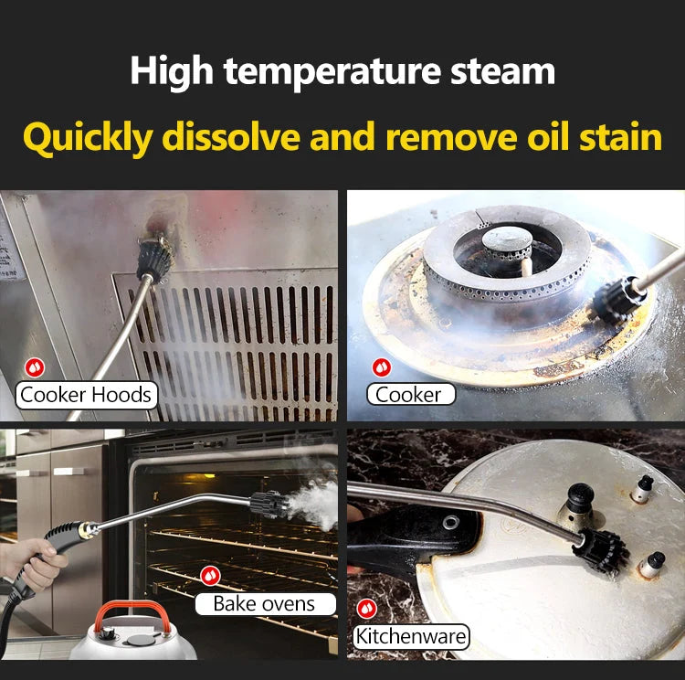 Steam Cleaner 2800W High-Pressure Chemical-Free