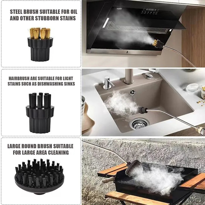 Steam Cleaner High-Pressure Fast Heat-Up Multiple Attachments