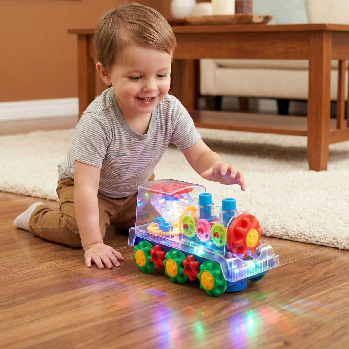 Steam Train Toy Real Steam Music & Lights