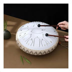 Steel Tongue Drum 8-Note Portable 12 Inch