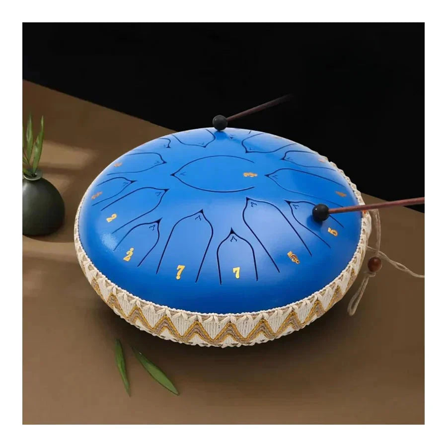 Steel Tongue Drum 8-Note Portable 12 Inch