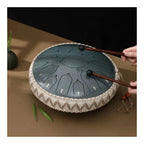 Steel Tongue Drum 8-Note Portable 12 Inch
