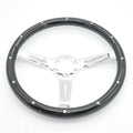 Steering Wheel 15-Inch Peach Wood Electroplated Finish