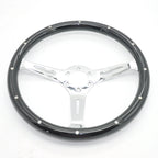 Steering Wheel 15-Inch Peach Wood Electroplated Finish