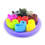 Steering Wheel Cover Crocodile-Texture Massage Nodules Fits 14–16 Inch