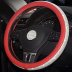Steering Wheel Cover PU Leather Anti-Slip Universal 38cm