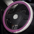 Steering Wheel Cover PU Leather Anti-Slip Universal 38cm