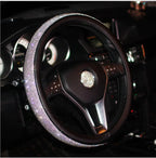 Steering Wheel Cover PU Leather Anti-Slip Universal 38cm