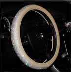 Steering Wheel Cover PU Leather Anti-Slip Universal 38cm