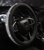 Steering Wheel Cover PU Leather Anti-Slip Universal 38cm