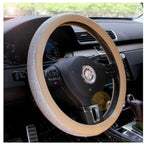 Steering Wheel Cover PU Leather Anti-Slip Universal 38cm